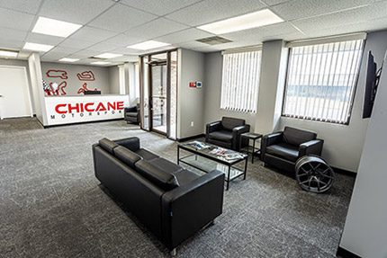 Chicane Motorsport - Our Waiting Room
